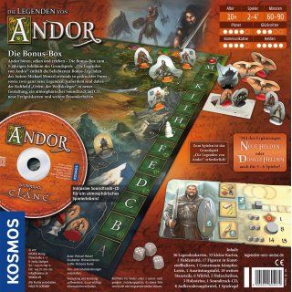 Die Legenden von Andor: Die Bonus-Box [4. Erweiterung]