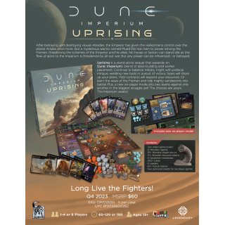 Dune: Imperium &ndash; Uprising (EN) [eigenstndige Erweiterung]