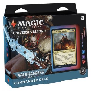 Magic: The Gathering &ndash; Universes Beyond: Warhammer 40,000 &ndash; The Ruinous Powers (4 Decks) (EN) [Commander Deck Bundle]