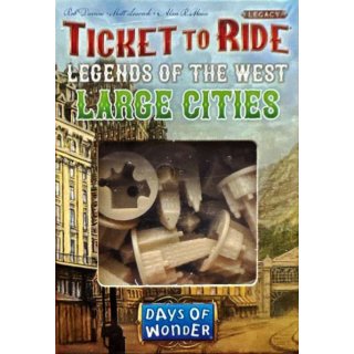 Ticket to Ride: Legends of the West &ndash; Large Cities [Erweiterung]