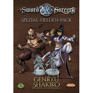 Sword & Sorcery: Genryu & Shakiko (Lichtmnch & Schattenmnch) [Spezial-Helden-Pack]
