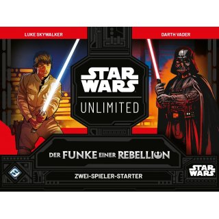 Star Wars: Unlimited &ndash; Der Funke einer Rebellion [Zwei-Spieler-Starter] {Mngelexemplar: Schachtel leicht eingedrckt}