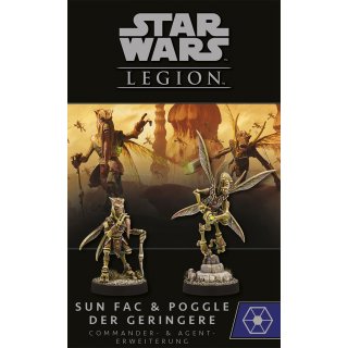 Star Wars: Legion &ndash; Sun Fac & Poggle der Geringere [Commander- & Agent-Erweiterung]