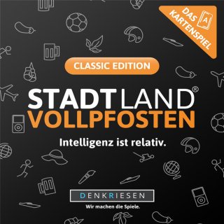 Stadt Land Vollpfosten: Das Kartenspiel &ndash; Classic Edition
