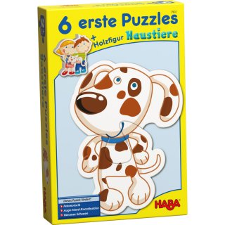 6 Erste Puzzles: Haustiere (4 Teile) [Puzzle]