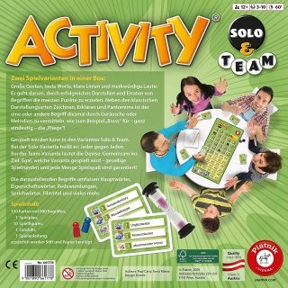 Activity: Solo & Team