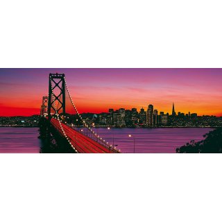 San Francisco, Oakland Bay Bridge bei Nacht (1000 Teile)...