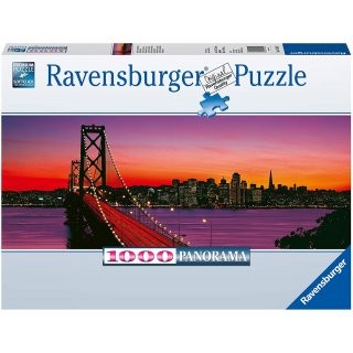 San Francisco, Oakland Bay Bridge bei Nacht (1000 Teile) [Puzzle]