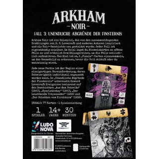Arkham Noir: Fall 3 &ndash; Unendliche Abgründe der Finsternis