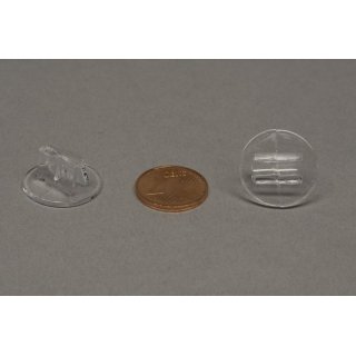 Standfüße transparent, Plastik (100 Stk.)
