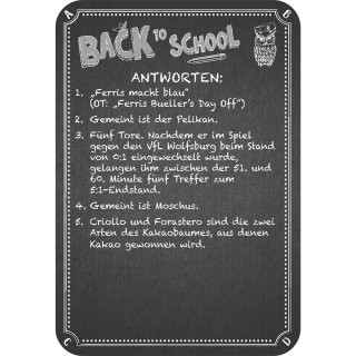 Kneipenquiz: Back to School [4. Erweiterung]