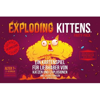 Exploding Kittens: Party-Pack [Grundspiel + Erw.]