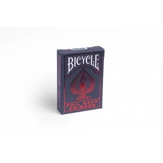 Spielkarten: MetalLuxe &ndash; Foil Back Crimson