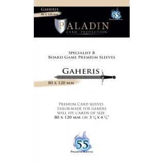 Paladin Sleeves: Gaheris Premium Specialist B (80 x 120...