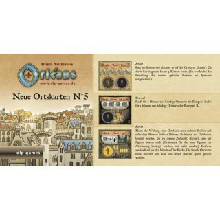 Orléans: Neue Ortskarten N°5 [Mini-Erweiterung]