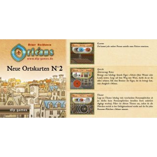 Orléans: Neue Ortskarten N°2 [Mini-Erweiterung]