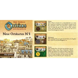 Orléans: Neue Ortskarten N°1 [Mini-Erweiterung]