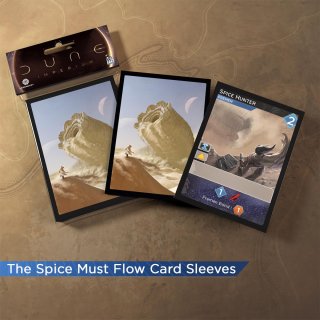 Dune: Imperium &ndash; Premium Card Sleeves: The Spice Must Flow (75 Hüllen)