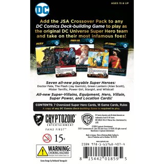 DC Deck-Building Game: Crossover Pack 1 &ndash; Justice Society of America (EN) [Erweiterung]