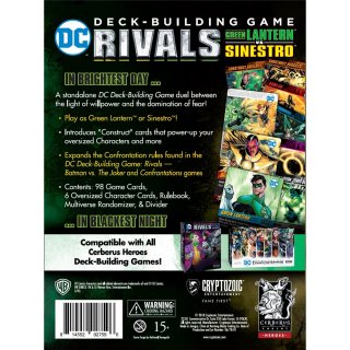 DC Deck-Building Game: Rivals &ndash; Green Lantern vs. Sinestro (EN) [eigenst. Erweiterung]