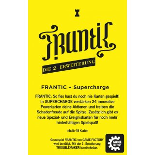 Frantic: Supercharge [Erweiterung]
