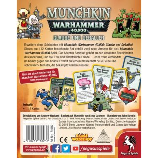 Munchkin Warhammer: 40.000 &ndash; Glaube und Geballer [2. Erweiterung]