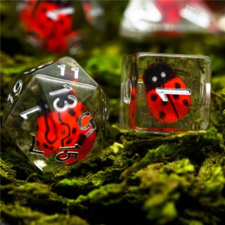 Ladybug: Red (Set aus 7 Wrfeln)