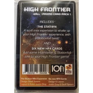 High Frontier 4 All: Promo Card Pack 1 &ndash; The...