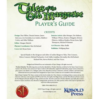 Margreve: Player&rsquo;s Guide for 5th Edition...