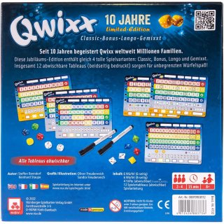 Qwixx: 10 Jahre Limited Edition