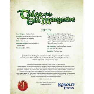 Tales of the Old Margreve for 5th Edition (EN)